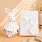 Duo doudou confort & couverture personnalisée 🤍