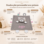 Doudou personnalisé avec prénom