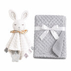 Duo doudou confort & couverture personnalisée 🤍
