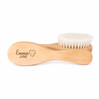 Brosse bébé personnalisés en bois naturel