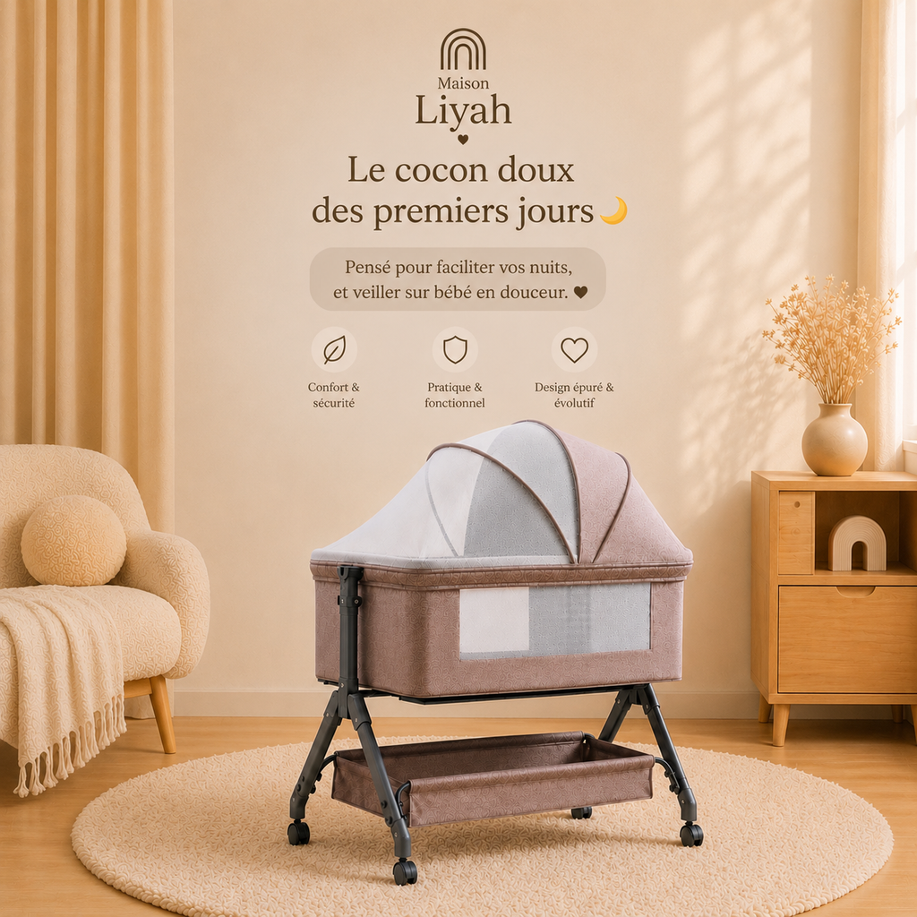 Lit Cododo & Berceau Evolutif 3 en 1
