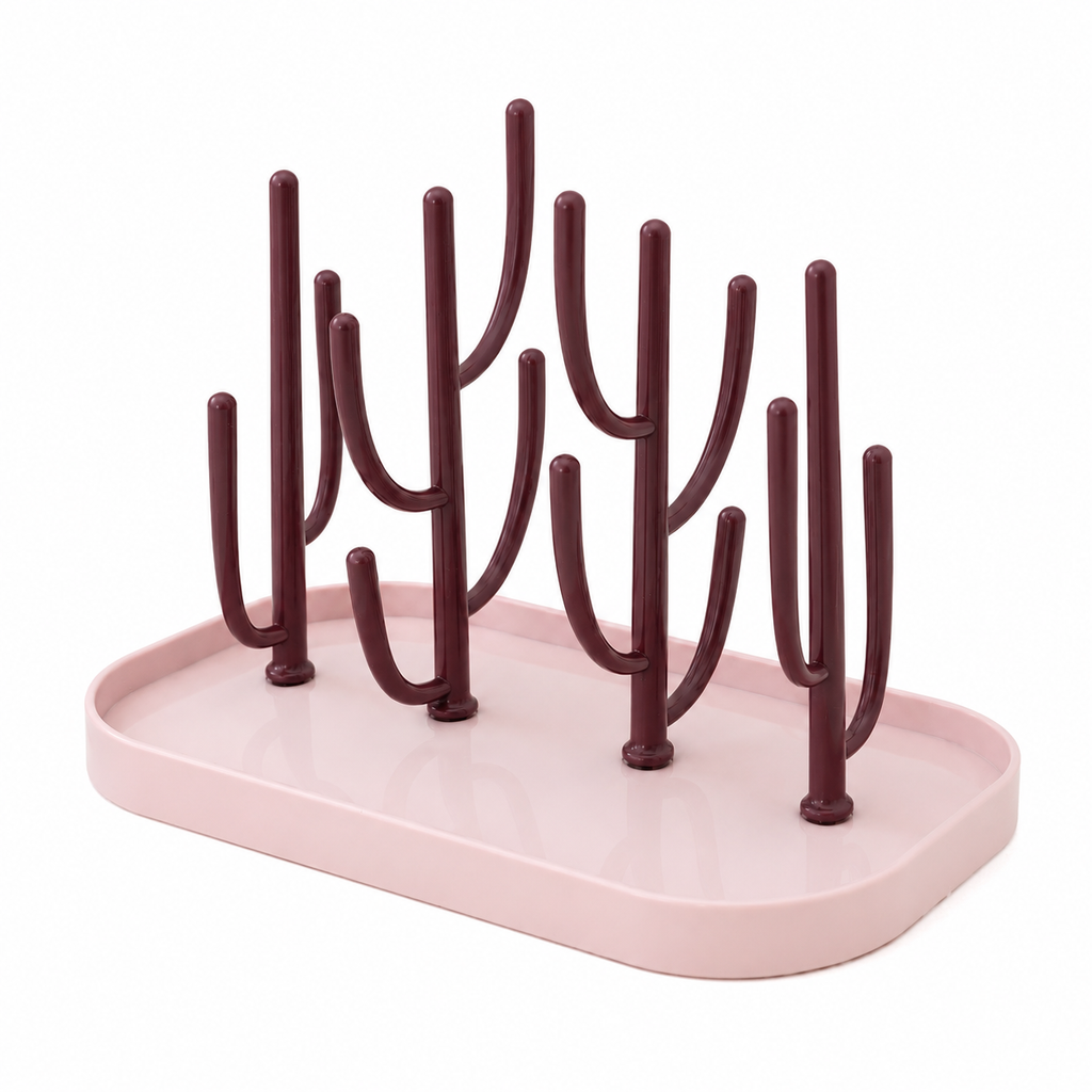 Egouttoir à biberons design - Support de séchage pour biberons et accessoires bébé ✨