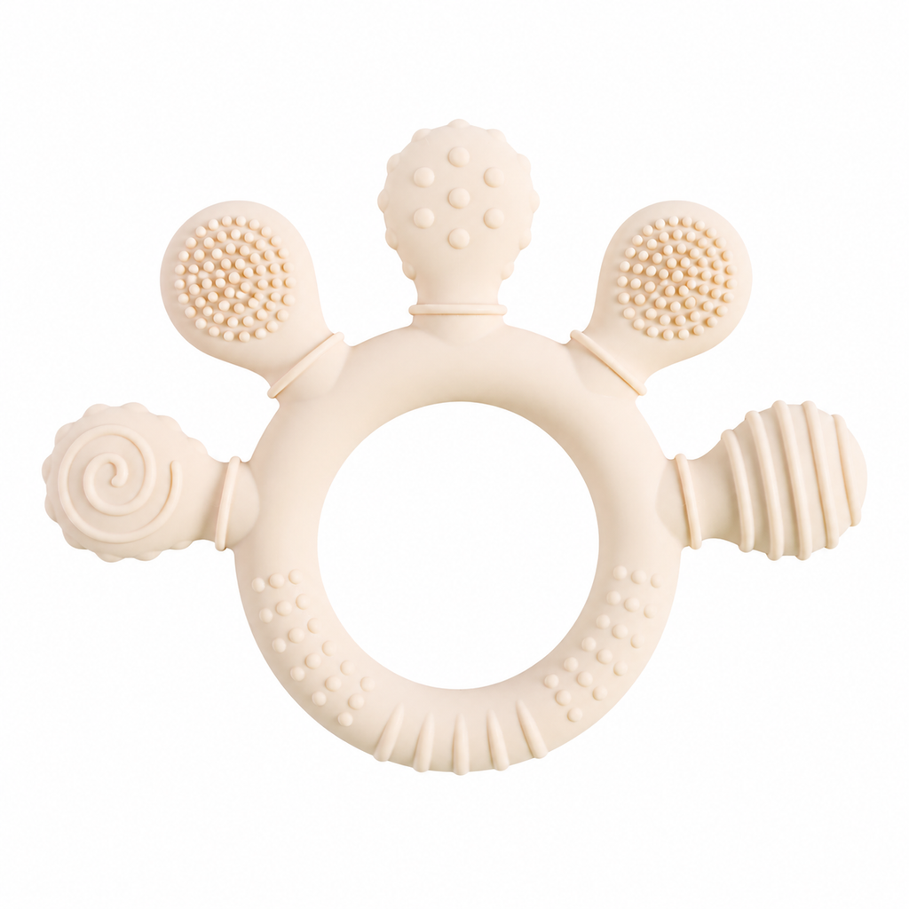 Anneau de dentition sensoriel en silicone