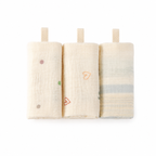Lot de 3 ou 5 langes bébé en coton ultra doux