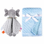 Duo doudou confort & couverture personnalisée 🤍