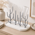 Egouttoir à biberons design - Support de séchage pour biberons et accessoires bébé ✨