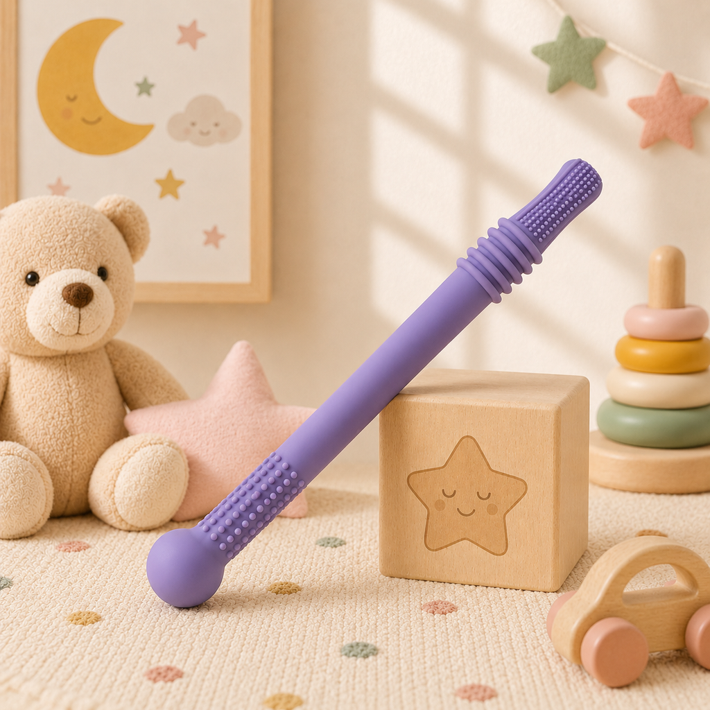 Bâton de dentition en silicone