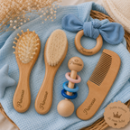 Brosse & peigne bébé personnalisés - coffret naissance 🤍