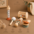Coffret musical Montessori en bois – Éveil & motricité