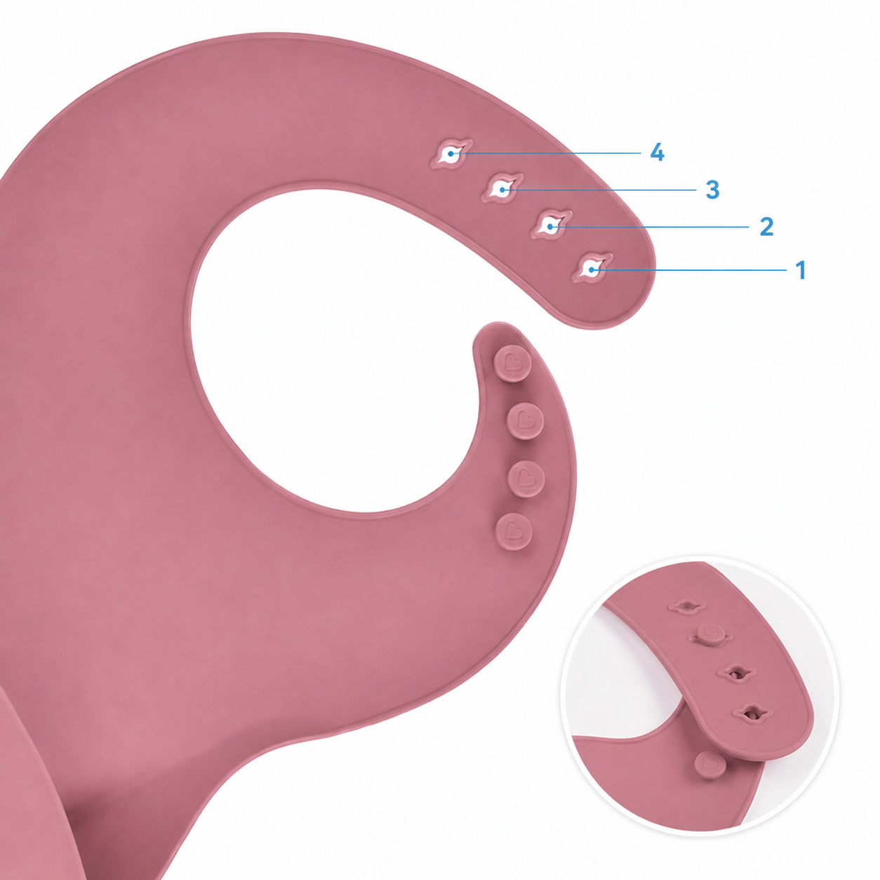 Set repas complet 6 pièces à personnalisé en silicone