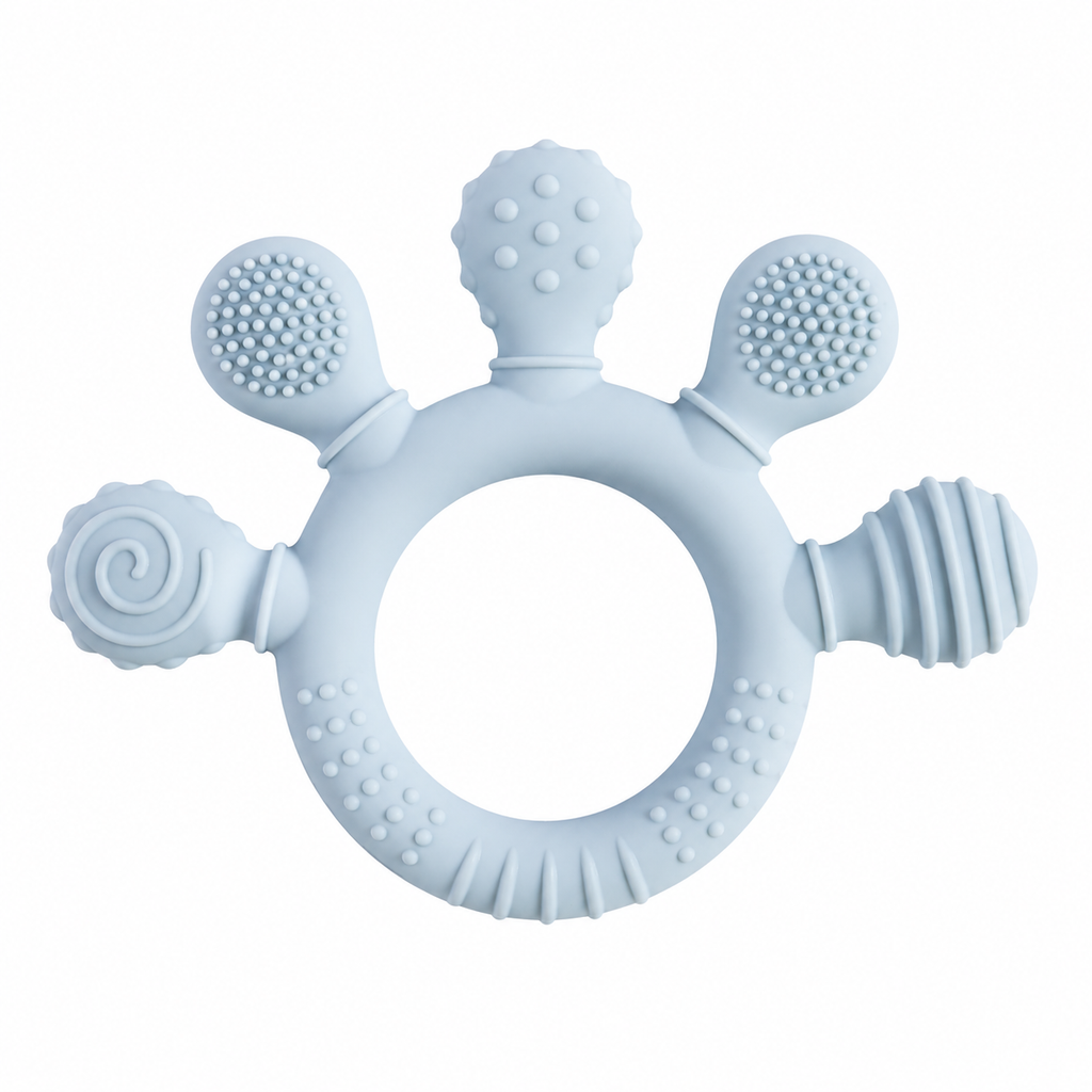 Anneau de dentition sensoriel en silicone