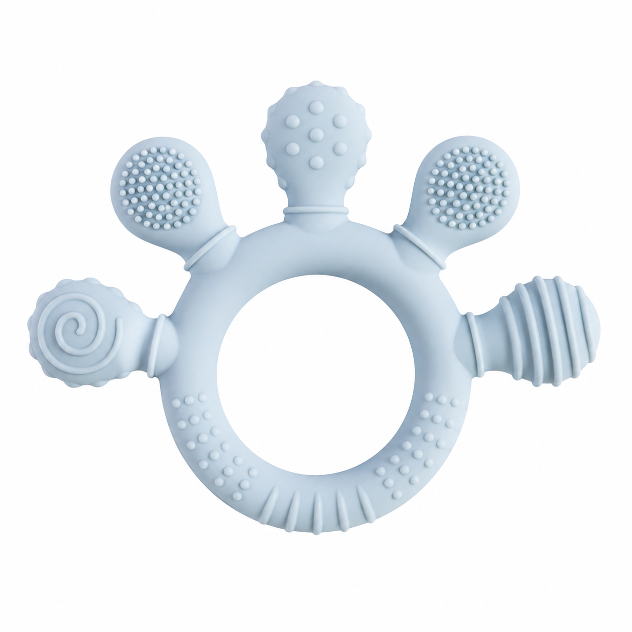 Anneau de dentition sensoriel en silicone