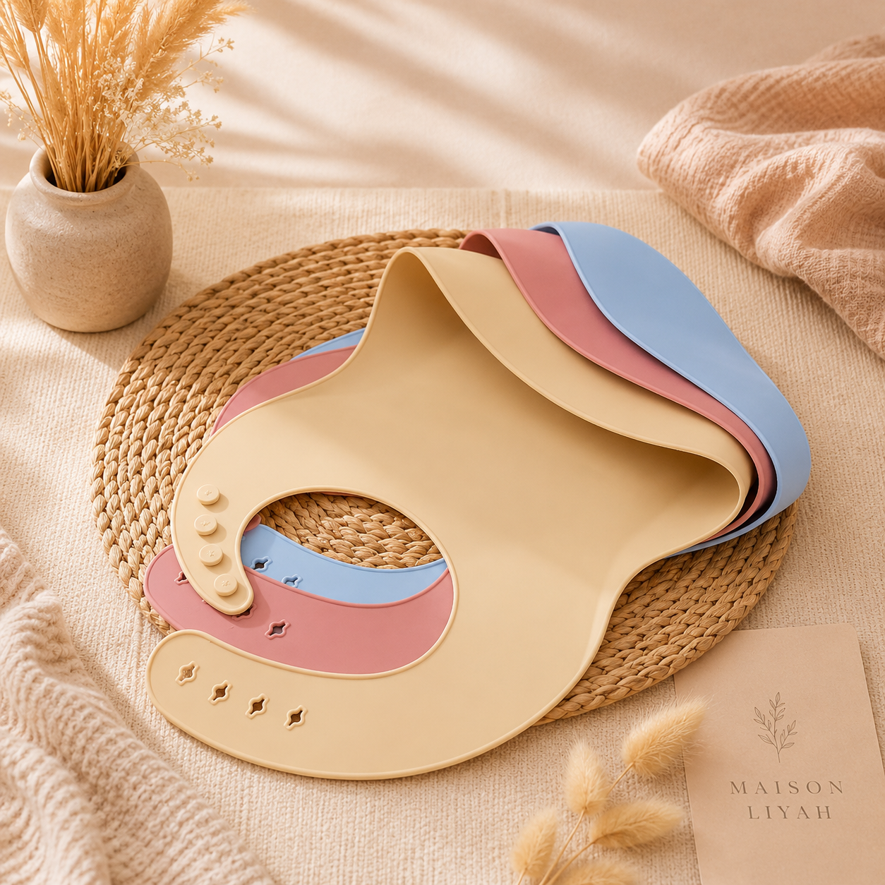Coffret Repas Bébé Complet 9 Pièces en Silicone Alimentaire