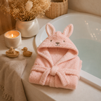 Peignoir bébé à capuche ultra doux 🤍