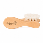 Brosse bébé personnalisés en bois naturel