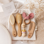 Brosse & peigne bébé personnalisés - coffret naissance 🤍